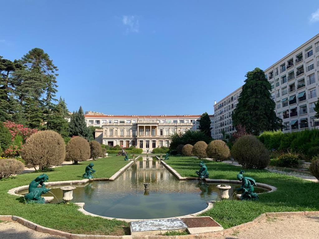 Superbe Appartement 3 pièces vue mer dans une résidence arborée 5 min de la mer Nice Extérieur photo